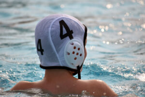 Water Polo Player Floating In The Pool